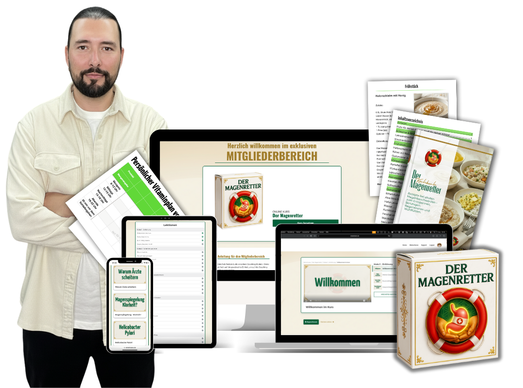 Schluss mit Magenschmerzen, Sodbrennen und dem ständigen Druck im Bauch