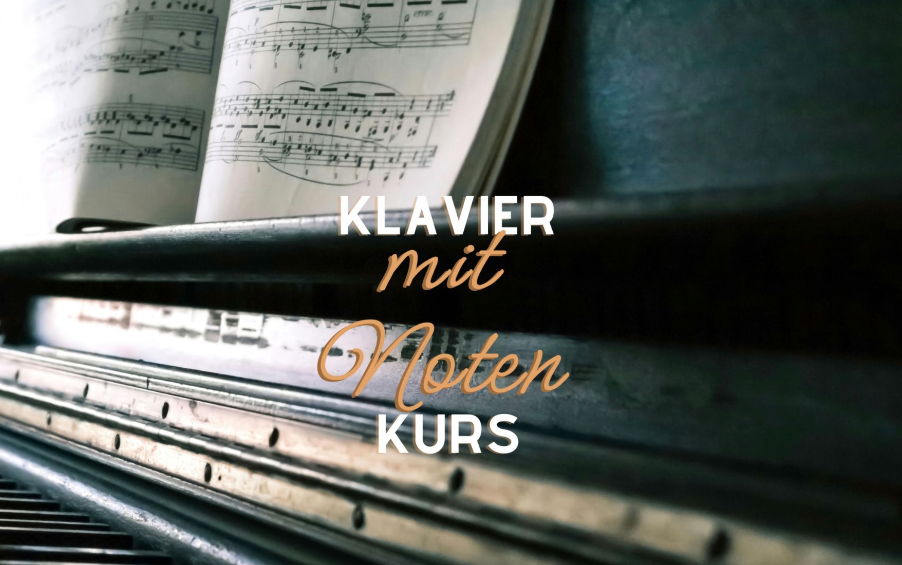 Klavierkurs Spielen nach Noten